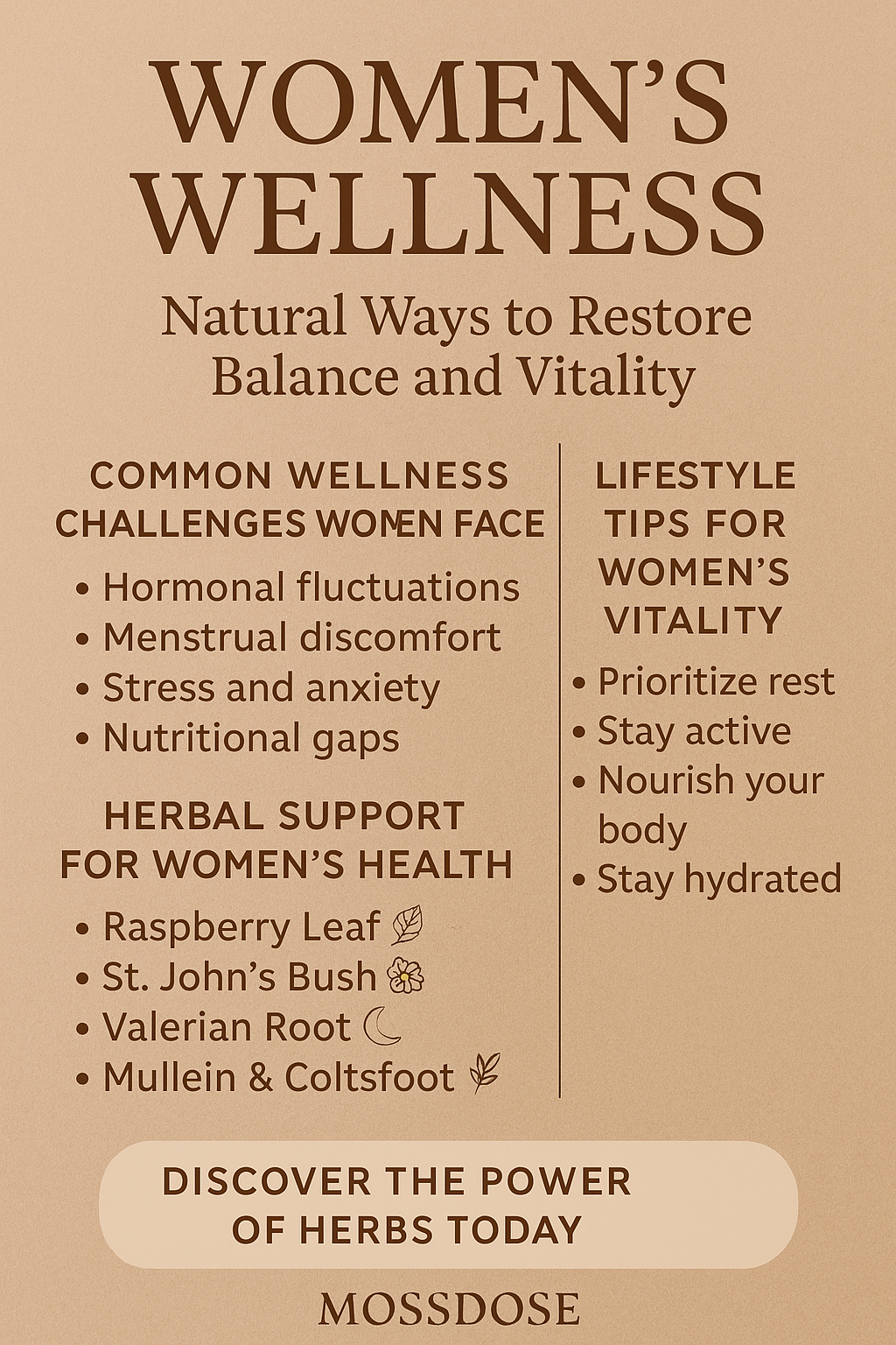 Women’s Wellness | Natural Herbal Teas & Holistic Health Tips